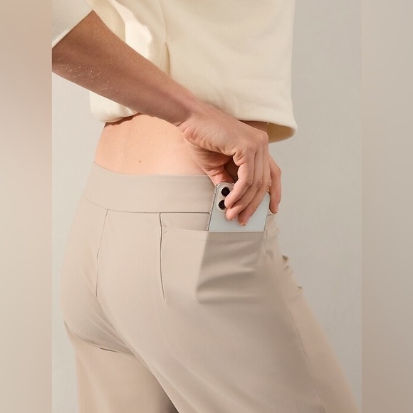 Athleta Brown Ankle Pants Stellar skinny trousers size 4 - Picture 4 of 15